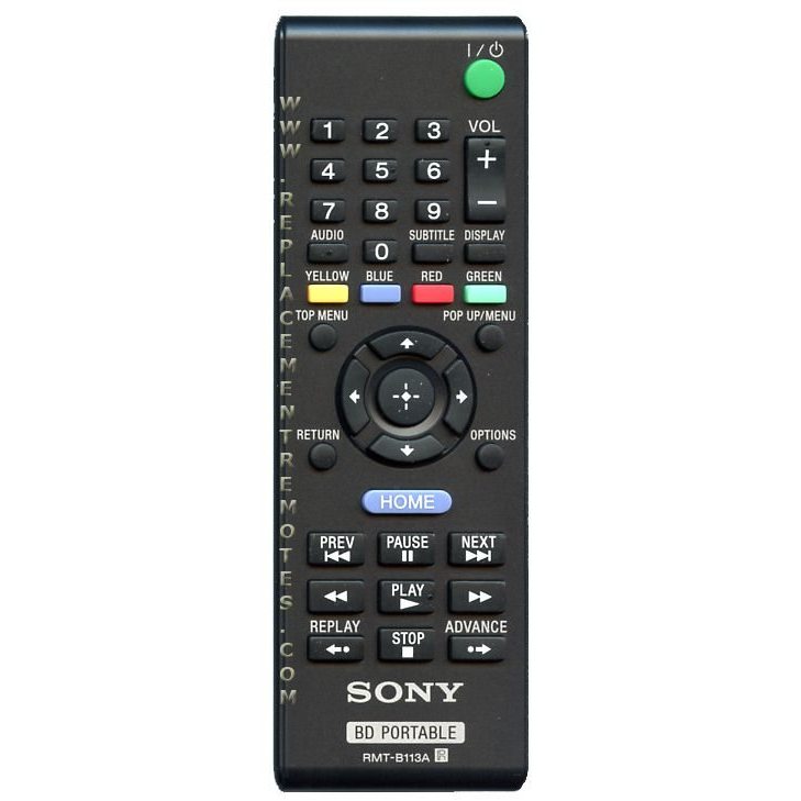 Sony RMTB113A Blu-ray Remote Control