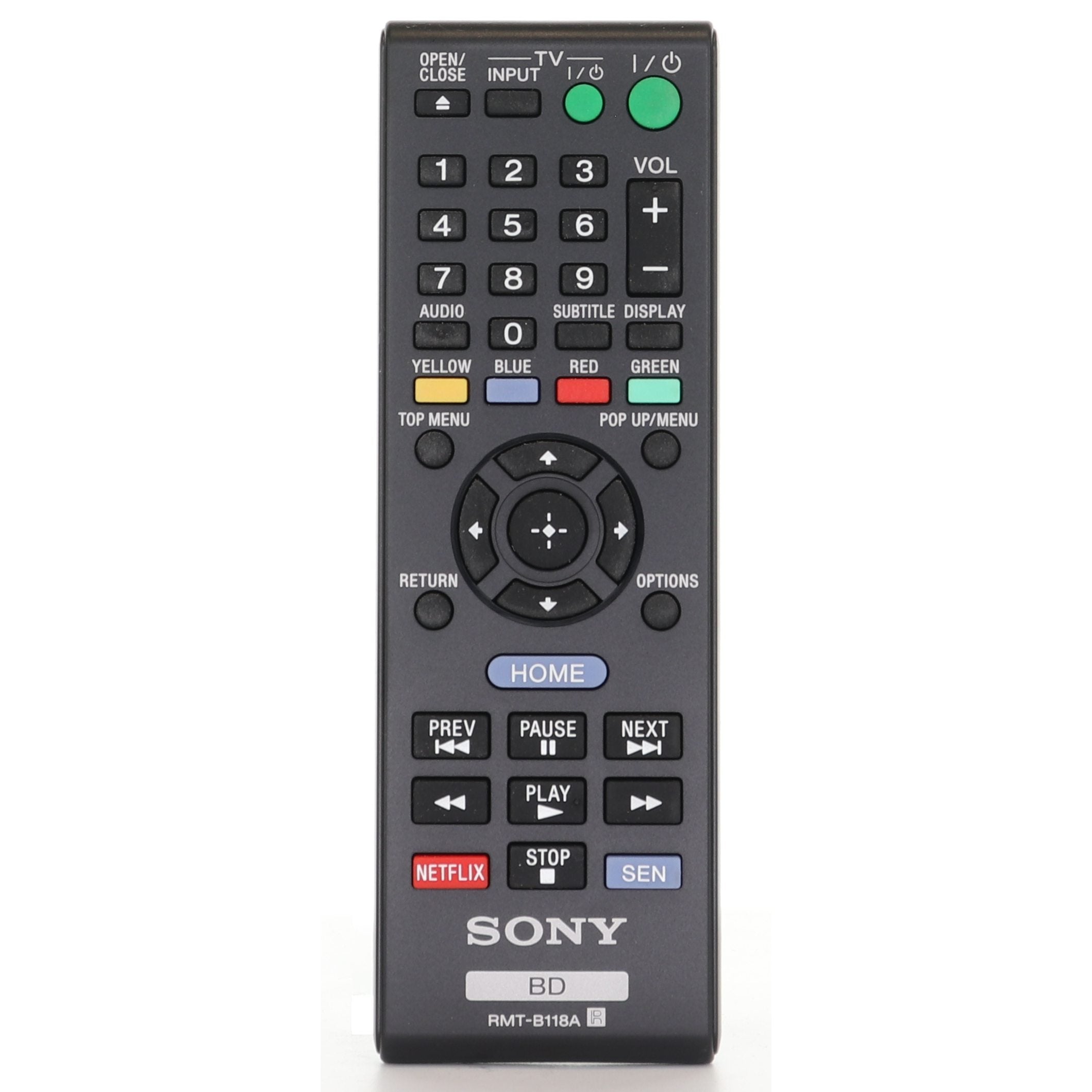 Sony RMTB118A Blu-ray Remote Control