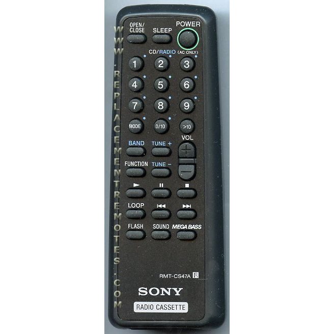 Sony RMTCS47A Audio Remote Control