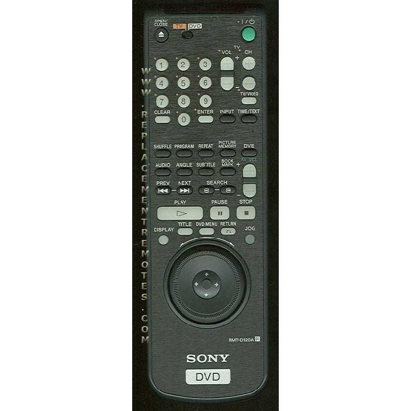 Sony RMTD120A DVD Remote Control