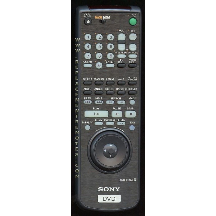 Sony RMTD122A DVD Remote Control