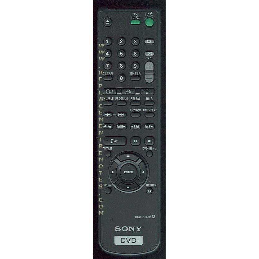 Sony RMTD128P DVD Remote Control