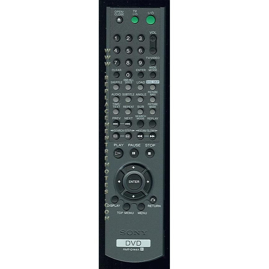 Sony RMTD144A DVD Remote Control