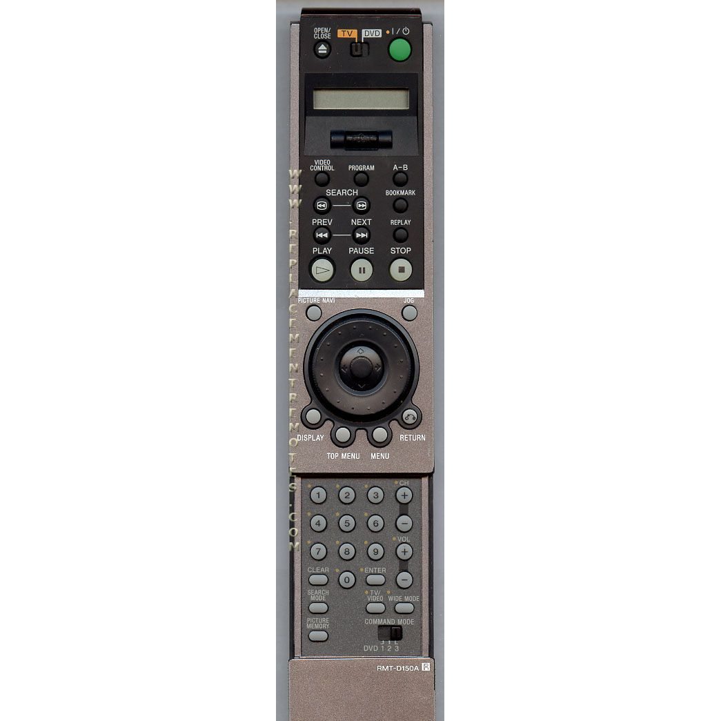 Sony RMTD150A DVD Remote Control