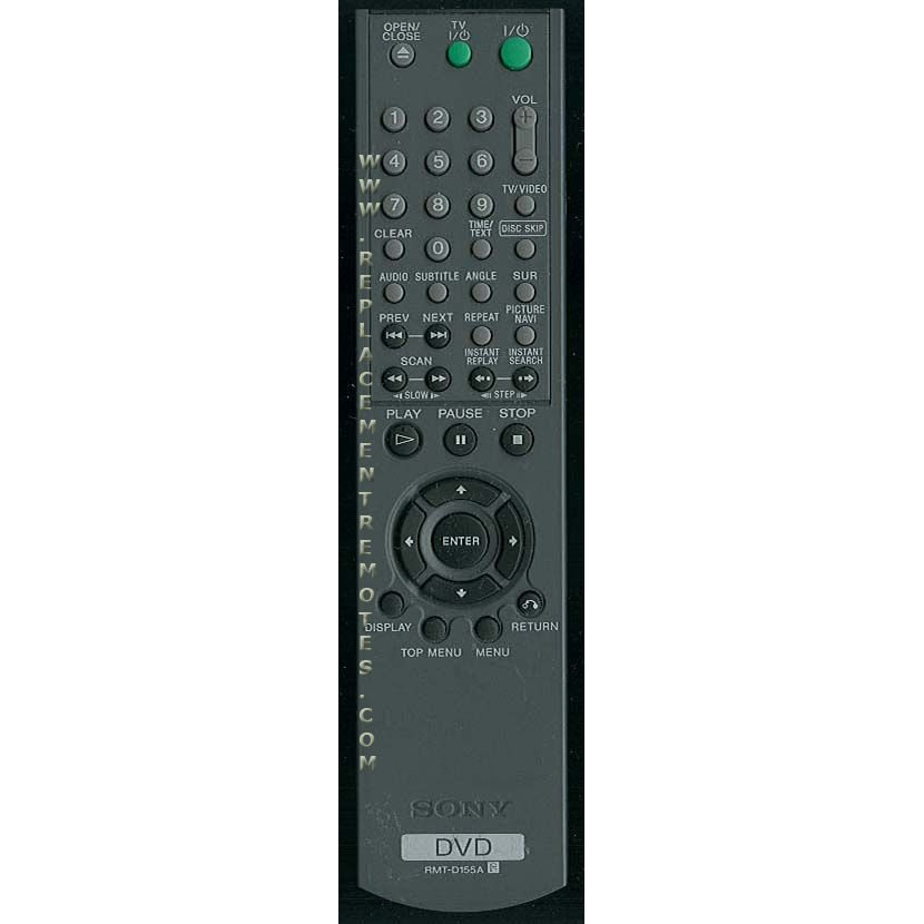 Sony RMTD155A DVD Remote Control