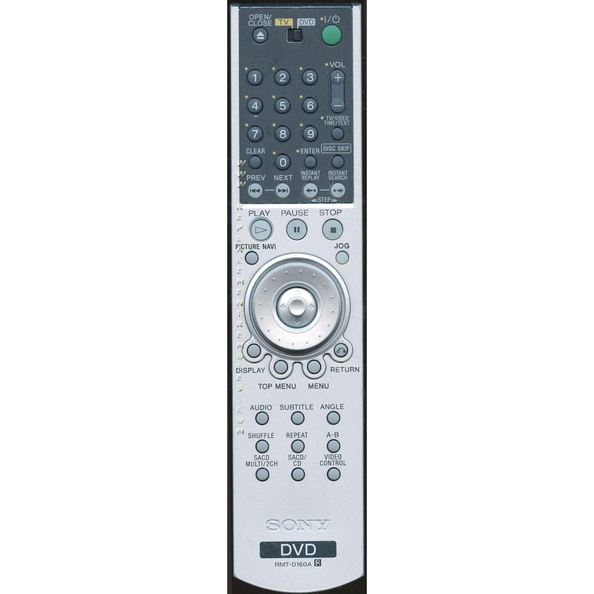 Sony RMTD160A DVD Remote Control