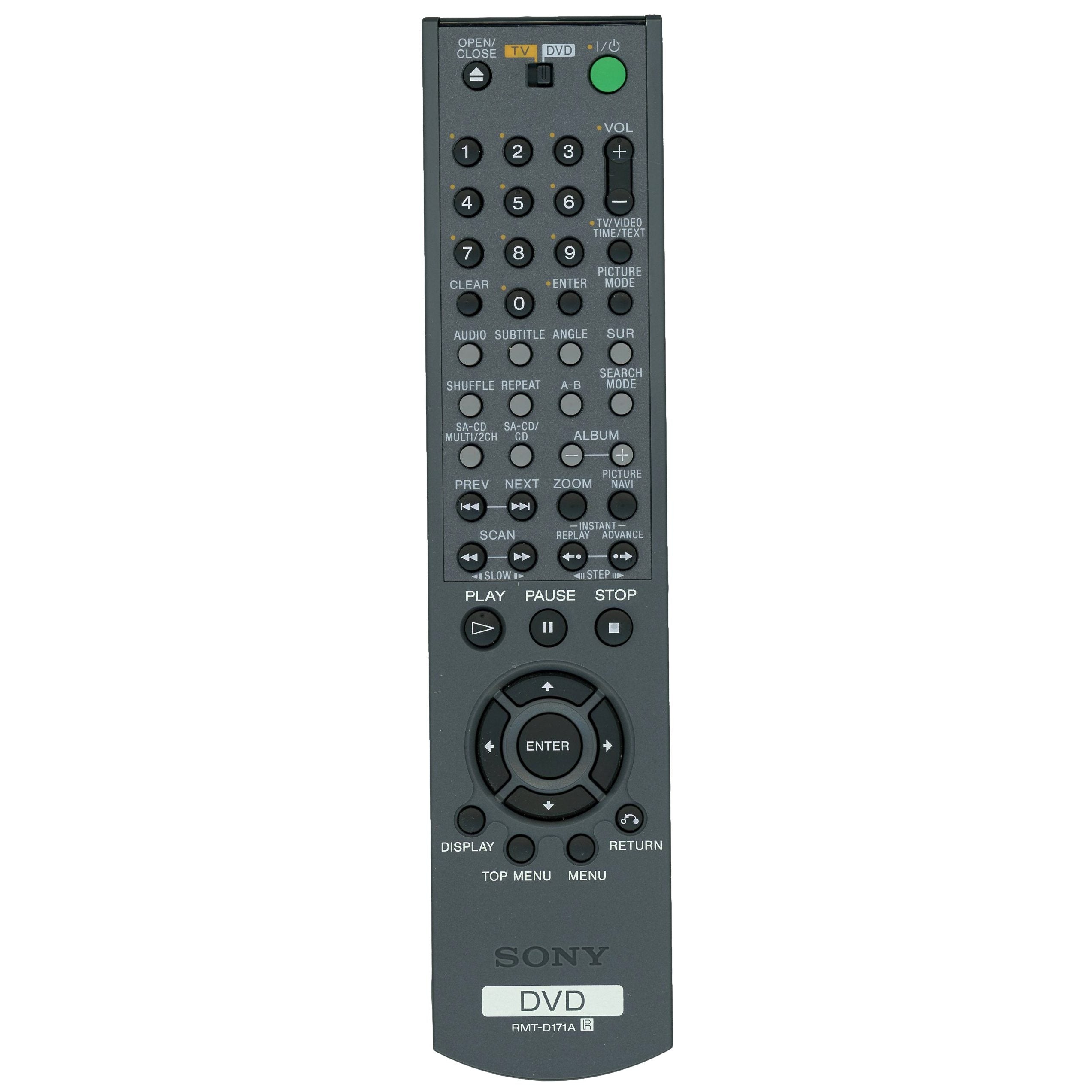 Sony RMTD171A DVD Remote Control