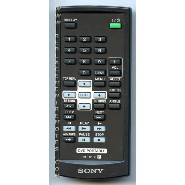 Sony RMTD183 TV/DVD Remote Control