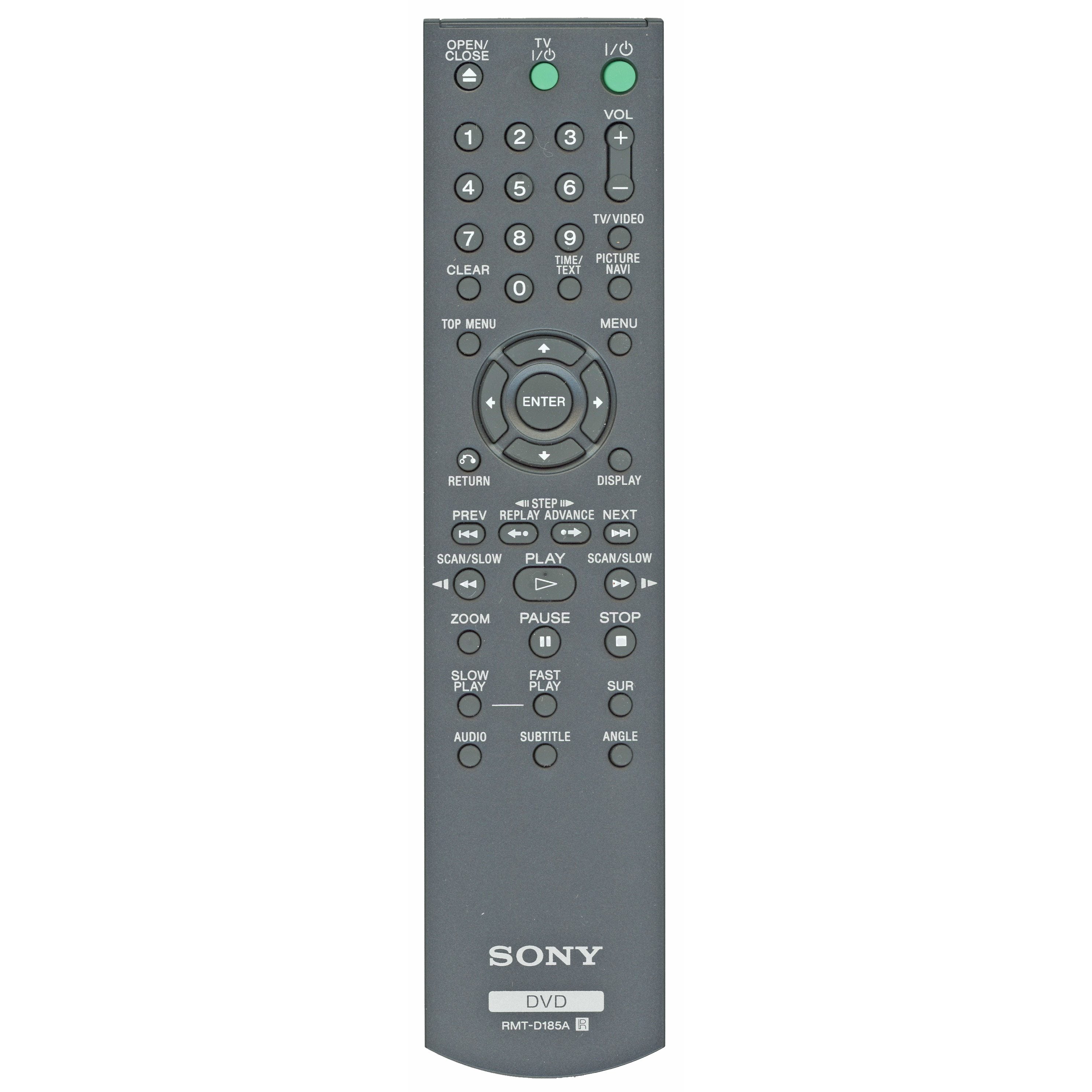 Sony RMTD185A DVD Remote Control