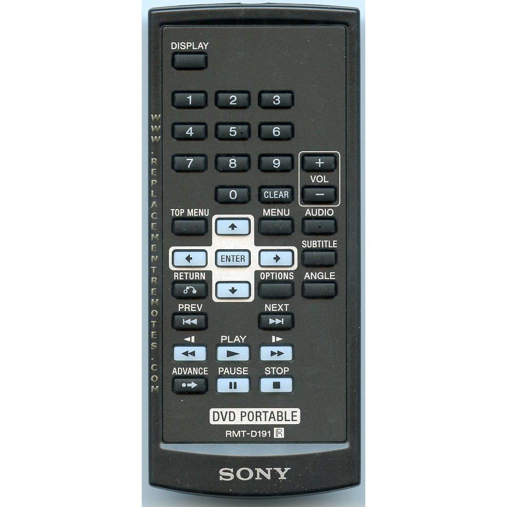 Sony RMTD191 TV/DVD Remote Control