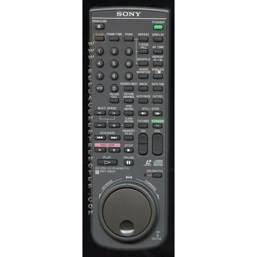 Sony RMTM20A Laser Disc Remote Control