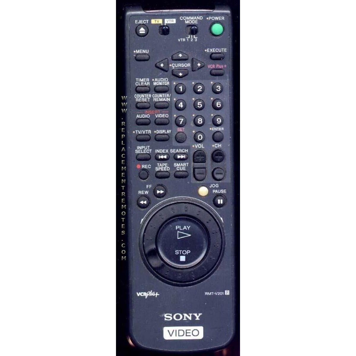 Sony RMTV201A VCR Remote Control