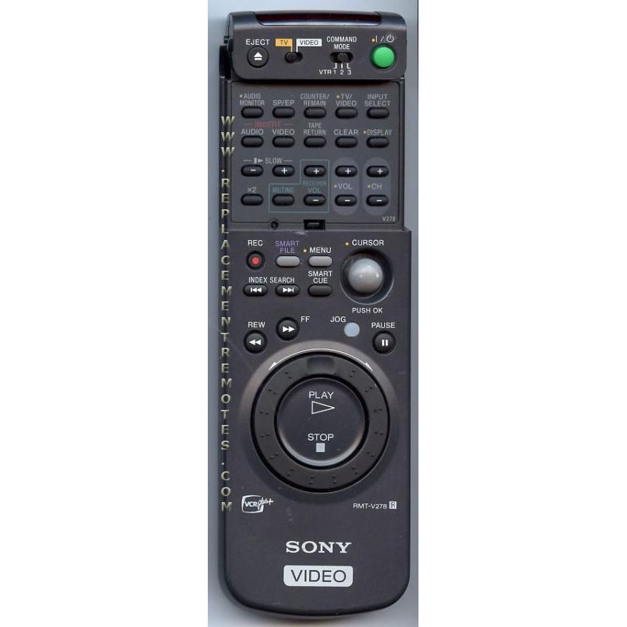 Sony RMTV278 VCR Remote Control