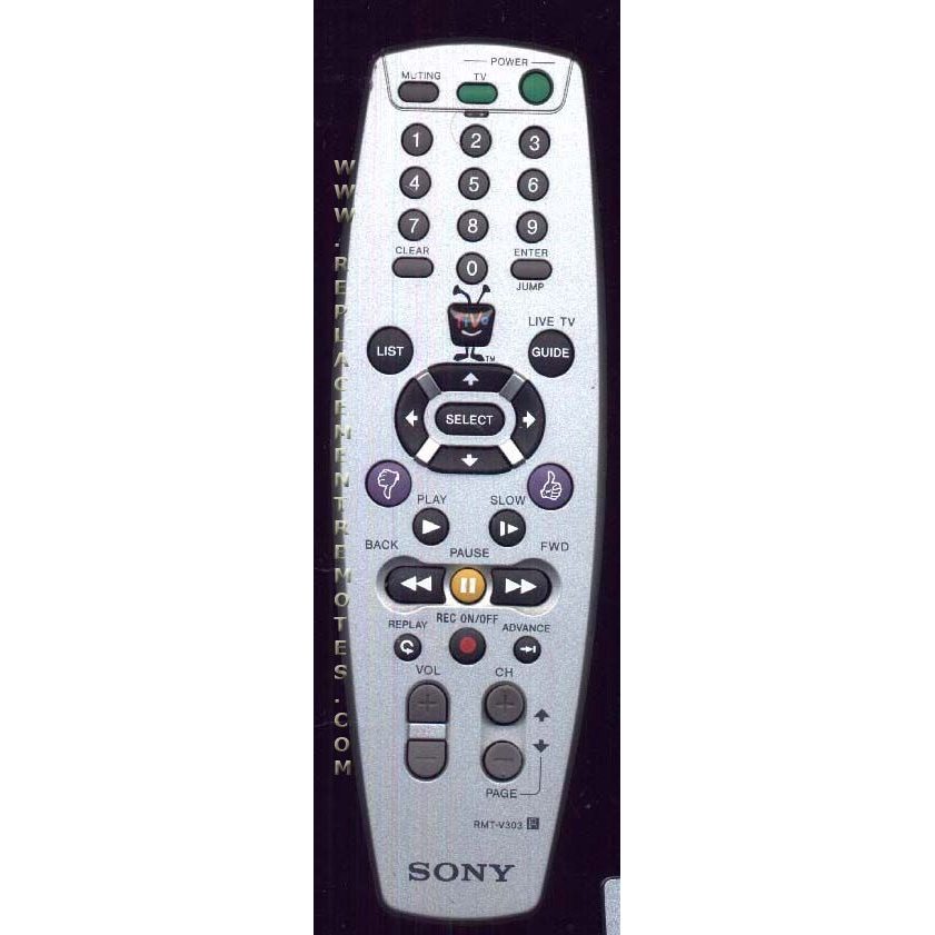 Sony RMTV303 TIVO DVR Remote Control