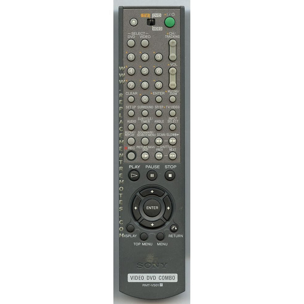 Sony RMTV501 DVD/VCR Remote Control