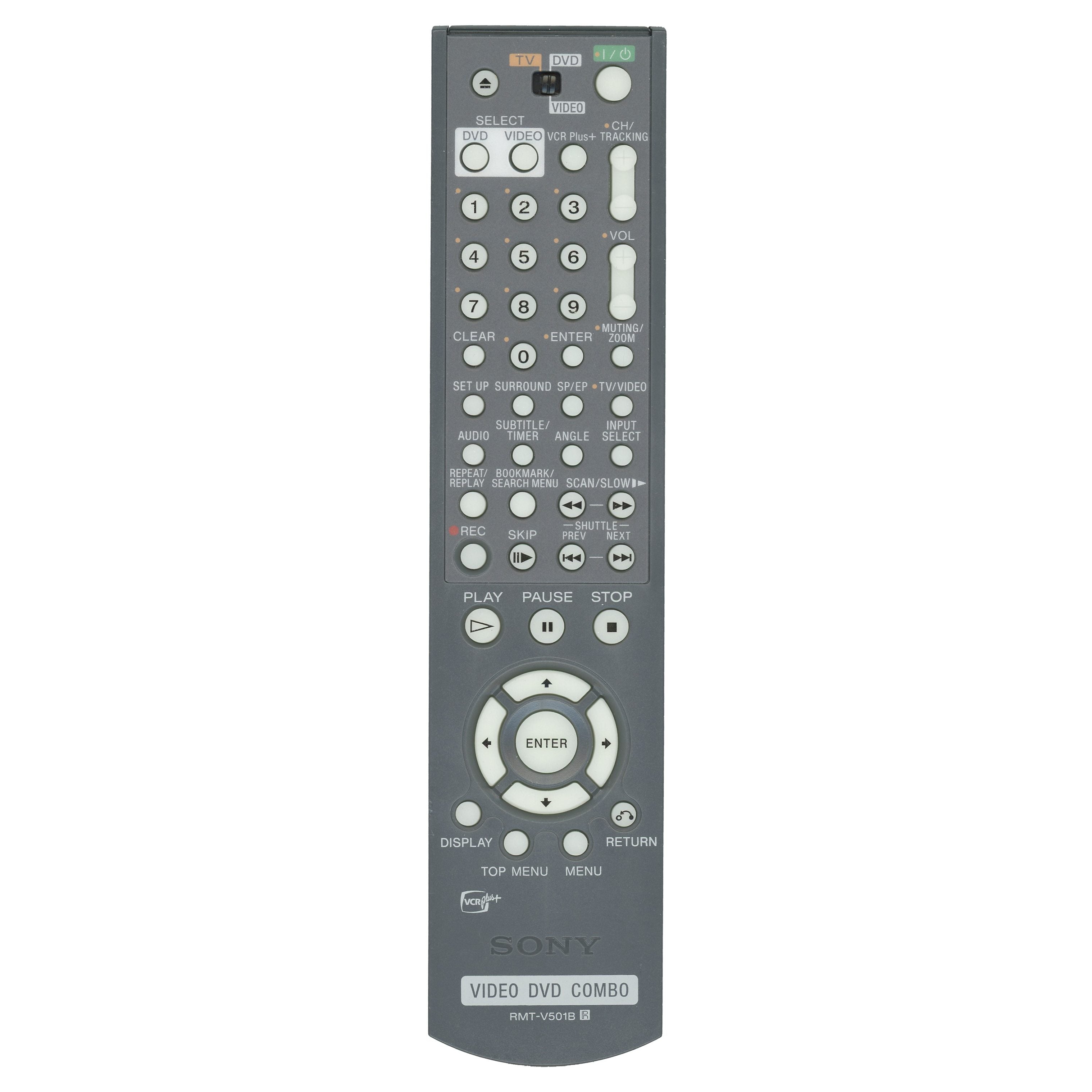 Sony RMTV501B DVD/VCR Remote Control