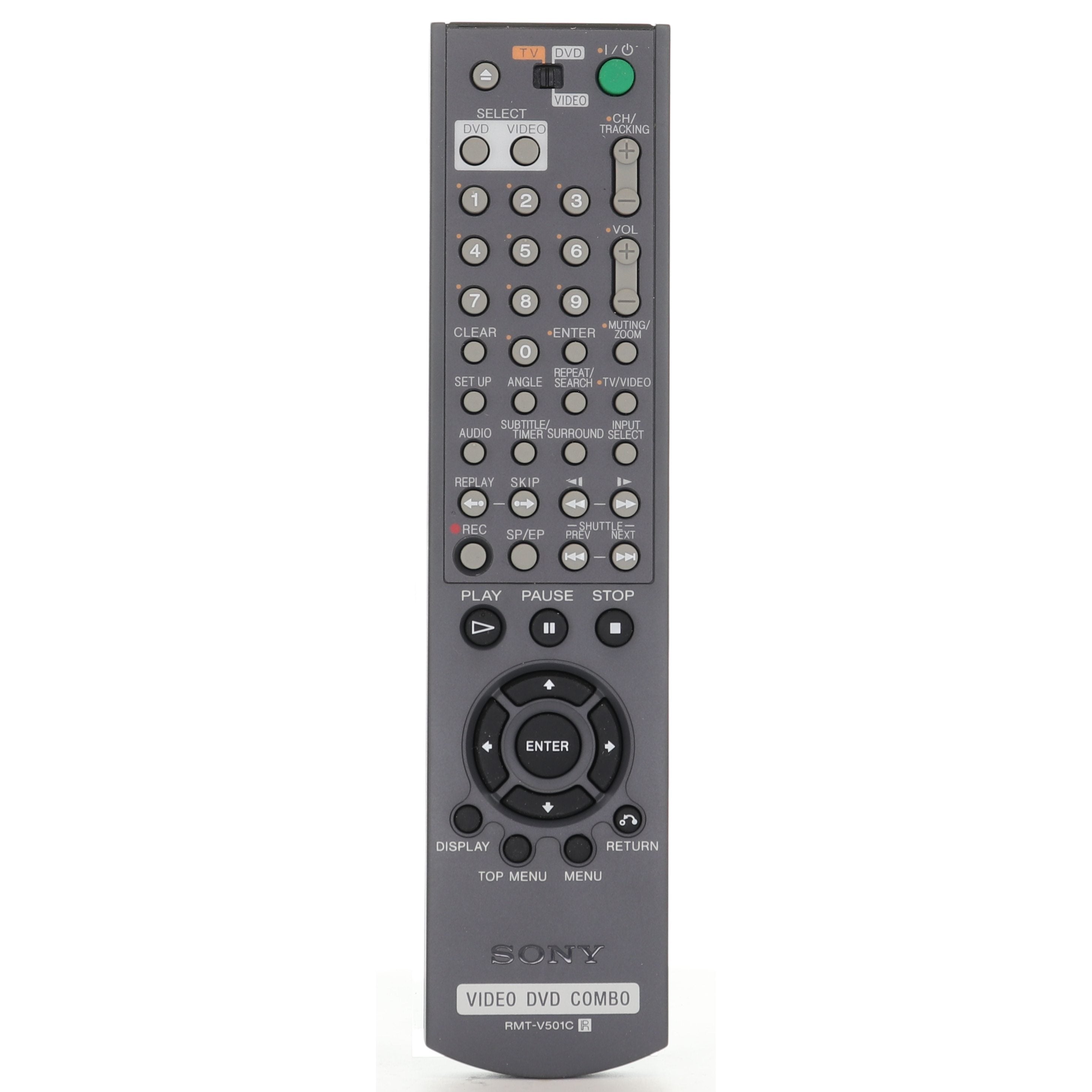 Sony RMTV501C DVD/VCR Remote Control