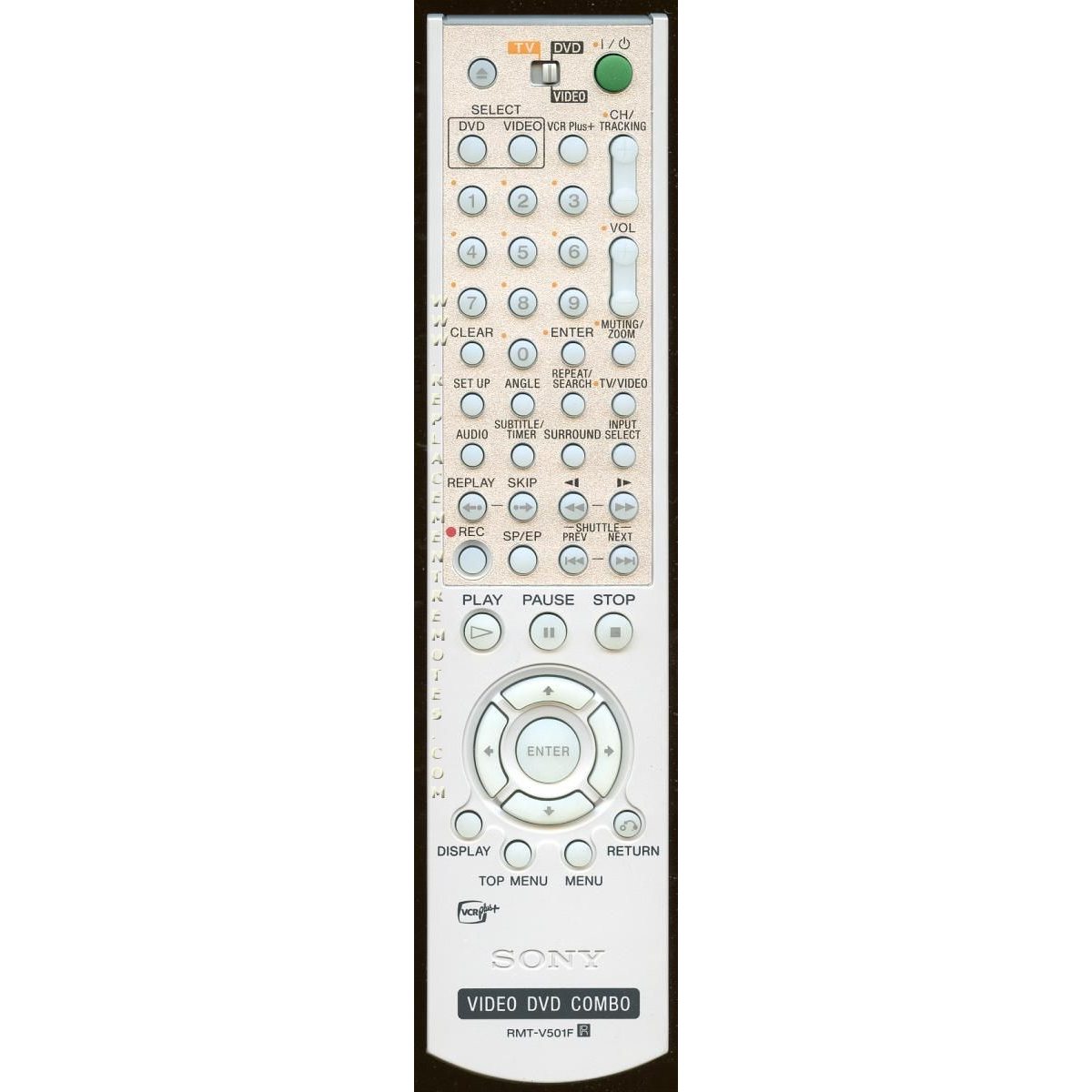 Sony RMTV501F TV/DVD Remote Control