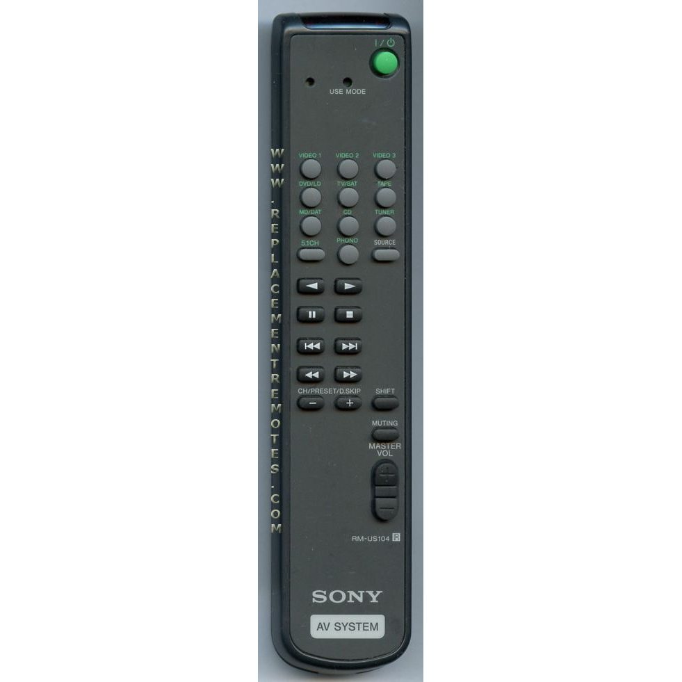 Sony RMUS104 Receiver Remote Control