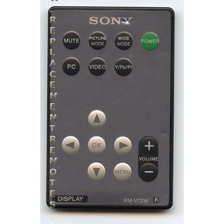 Sony RMV72W Monitor Remote Control