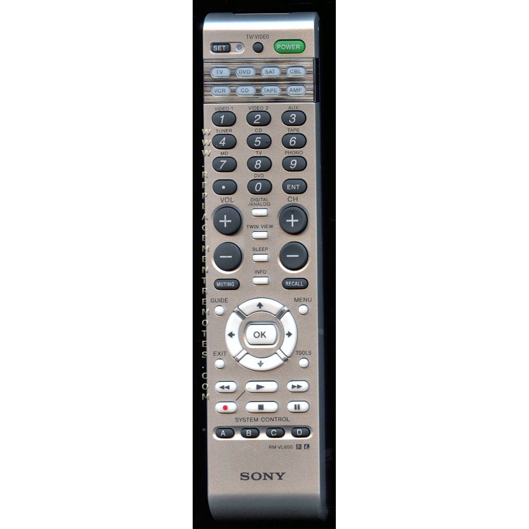 Sony RMVL600 Advanced Universal Remote Control