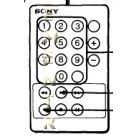 Sony RMVW1KE DVD Remote Control