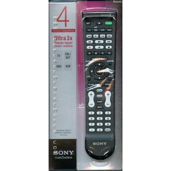 Sony RMVZ220 4-Device Universal Remote Control