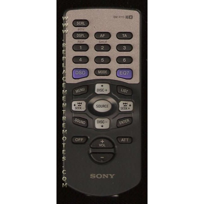 Sony RMX113 Car Audio Remote Control