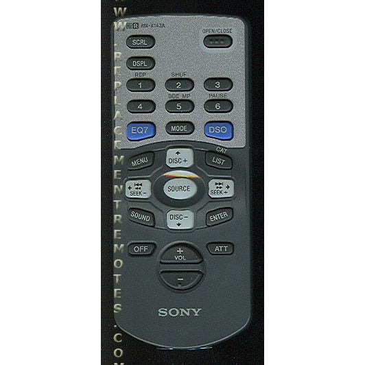 Sony RMX143A Audio Remote Control