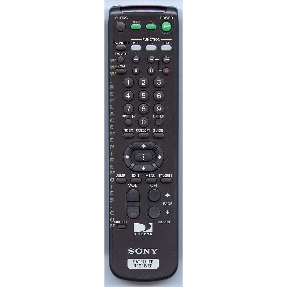 Sony RMY139 Satellite Remote Control