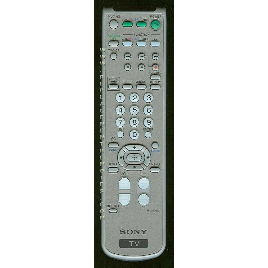 Sony RMY180 Satellite Remote Control