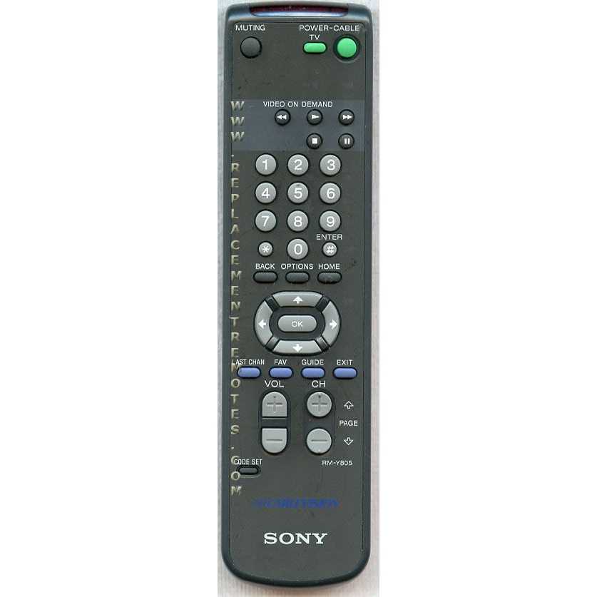 Sony RMY805 Cablevision Cable Remote Control