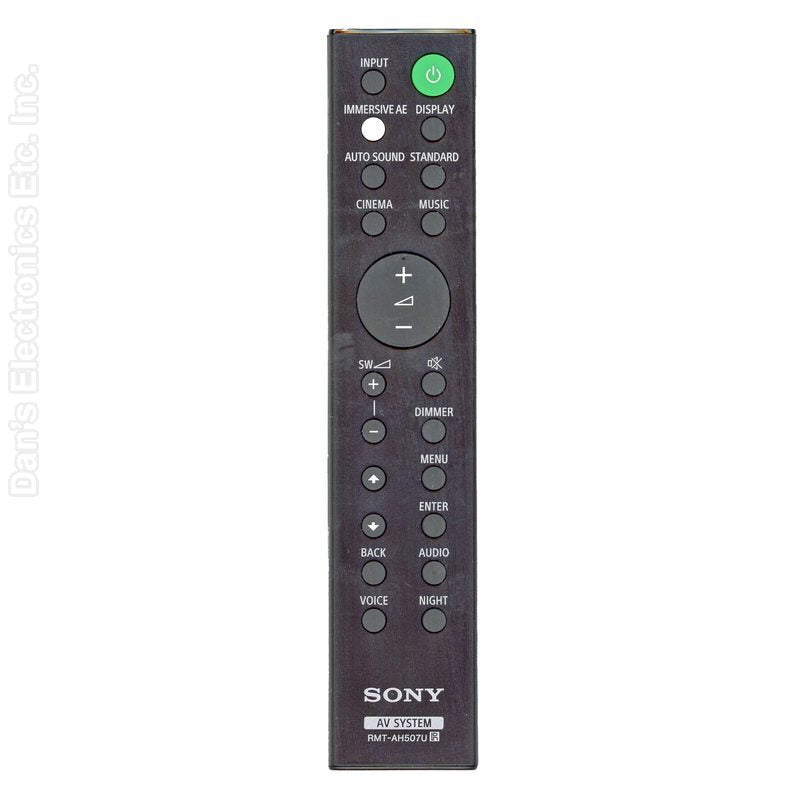 Sony RMTAH507U Sound Bar Remote Control - 100422111