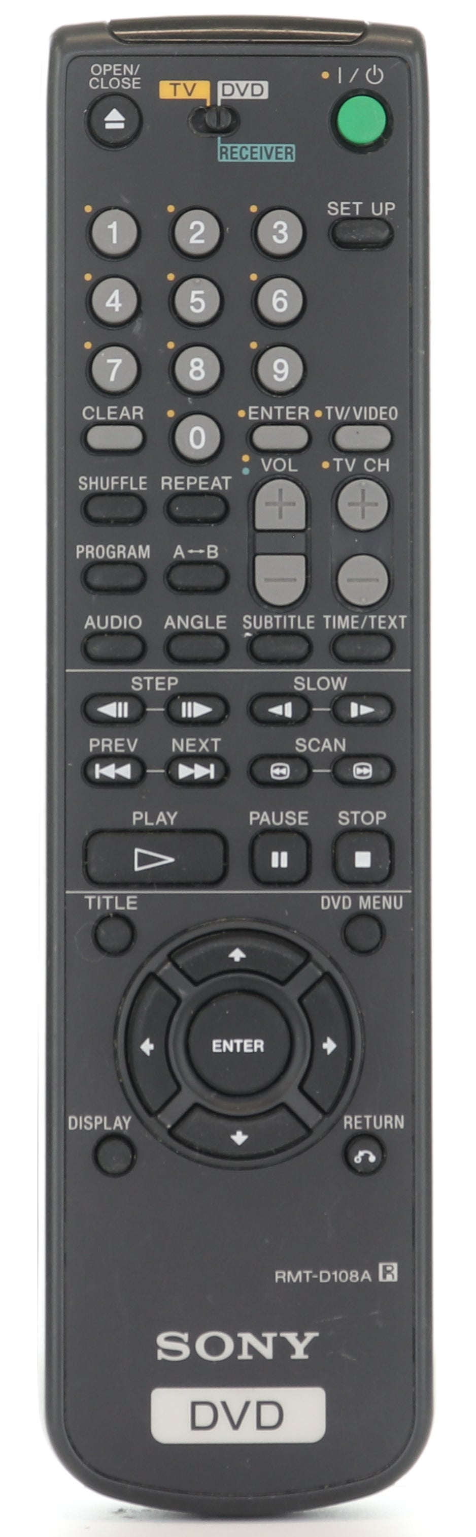 Sony RMTD108A DVD Remote Control