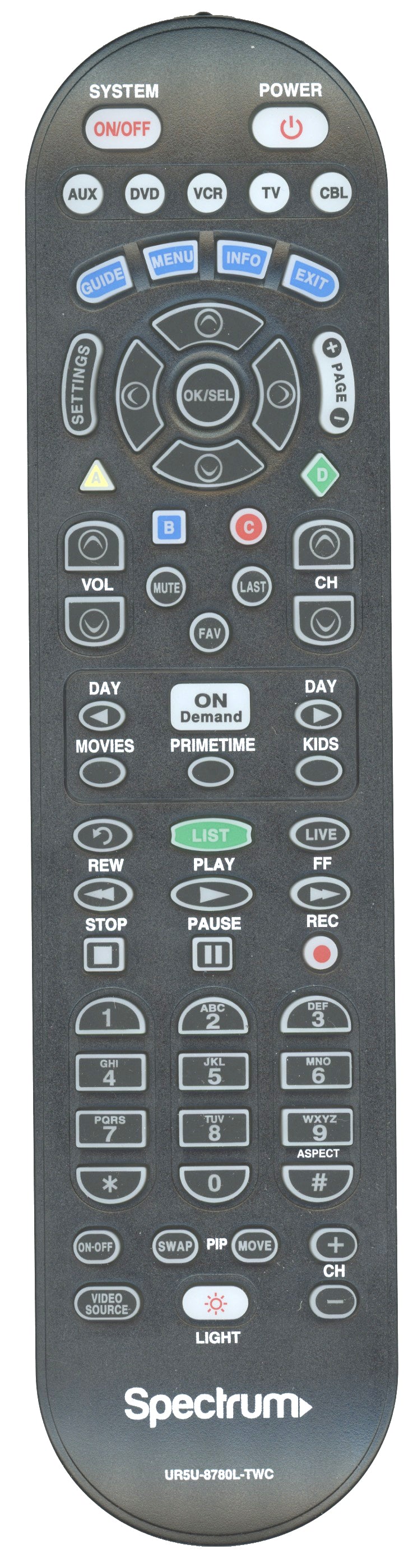 Spectrum CLIKR-5 5-Device Universal Remote Control