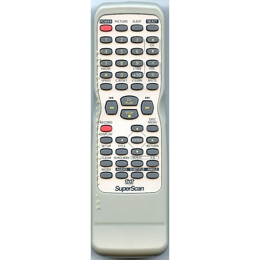 Superscan NE236UD DVD Remote Control