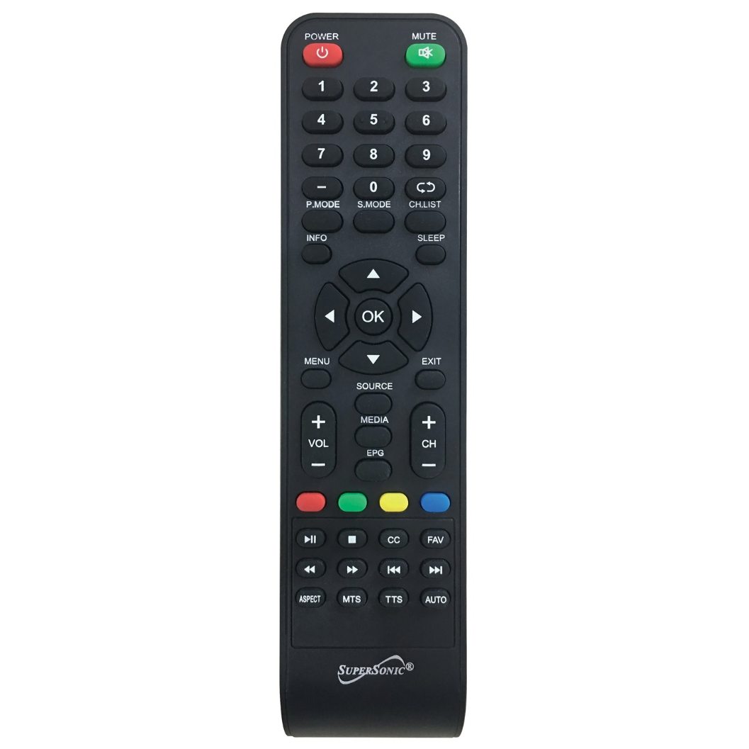 SuperSonic SC-4024K-REM TV Remote Control