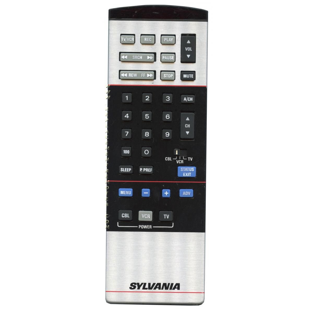 Sylvania 00U03SAGAD03 TV Remote Control