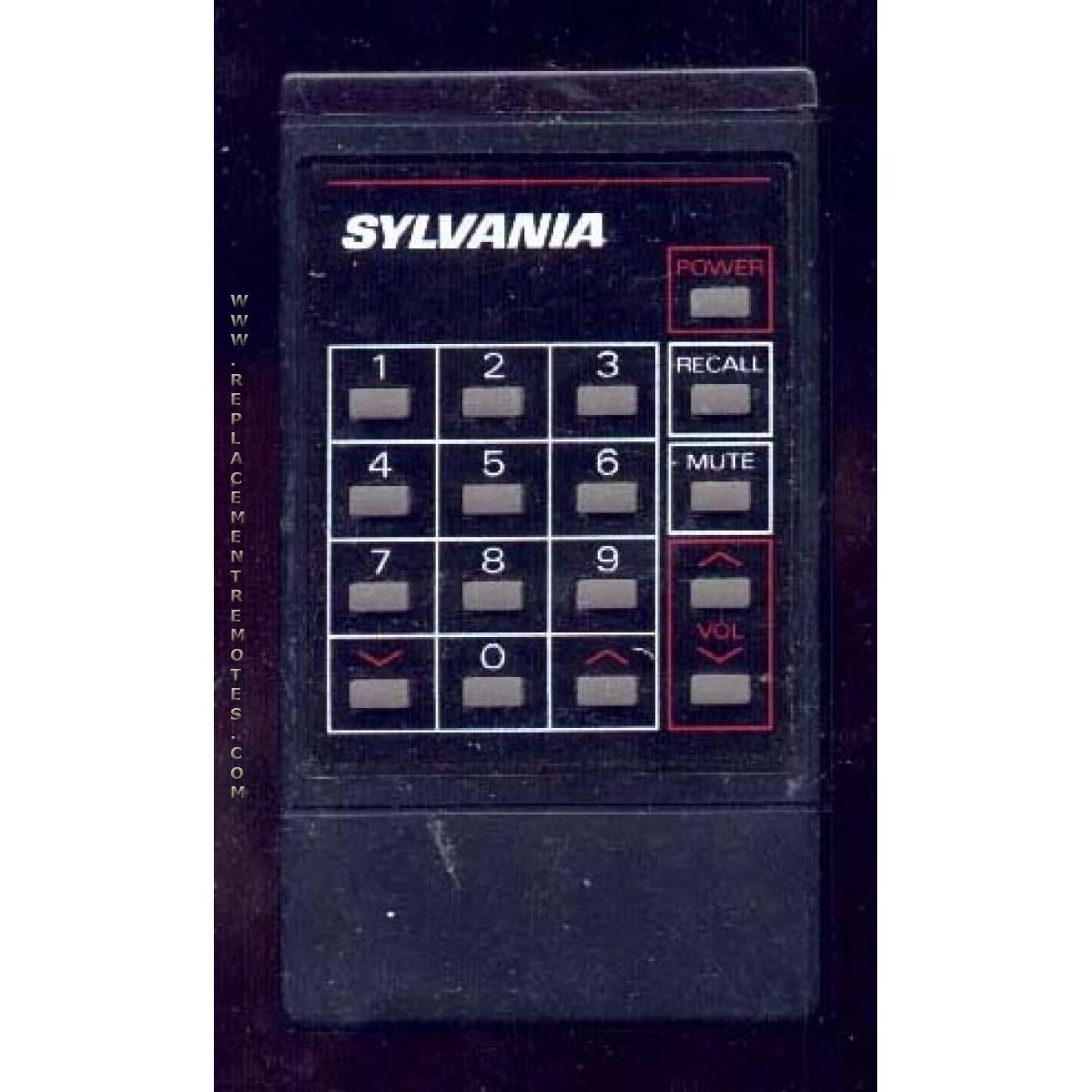 Sylvania 7091400300 TV Remote Control