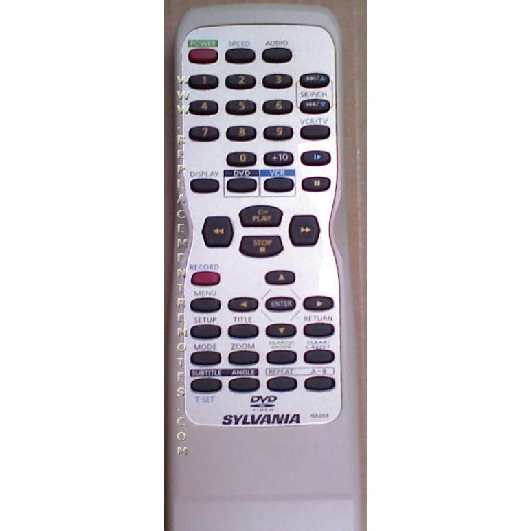 Sylvania NA268UD DVD/VCR Remote Control