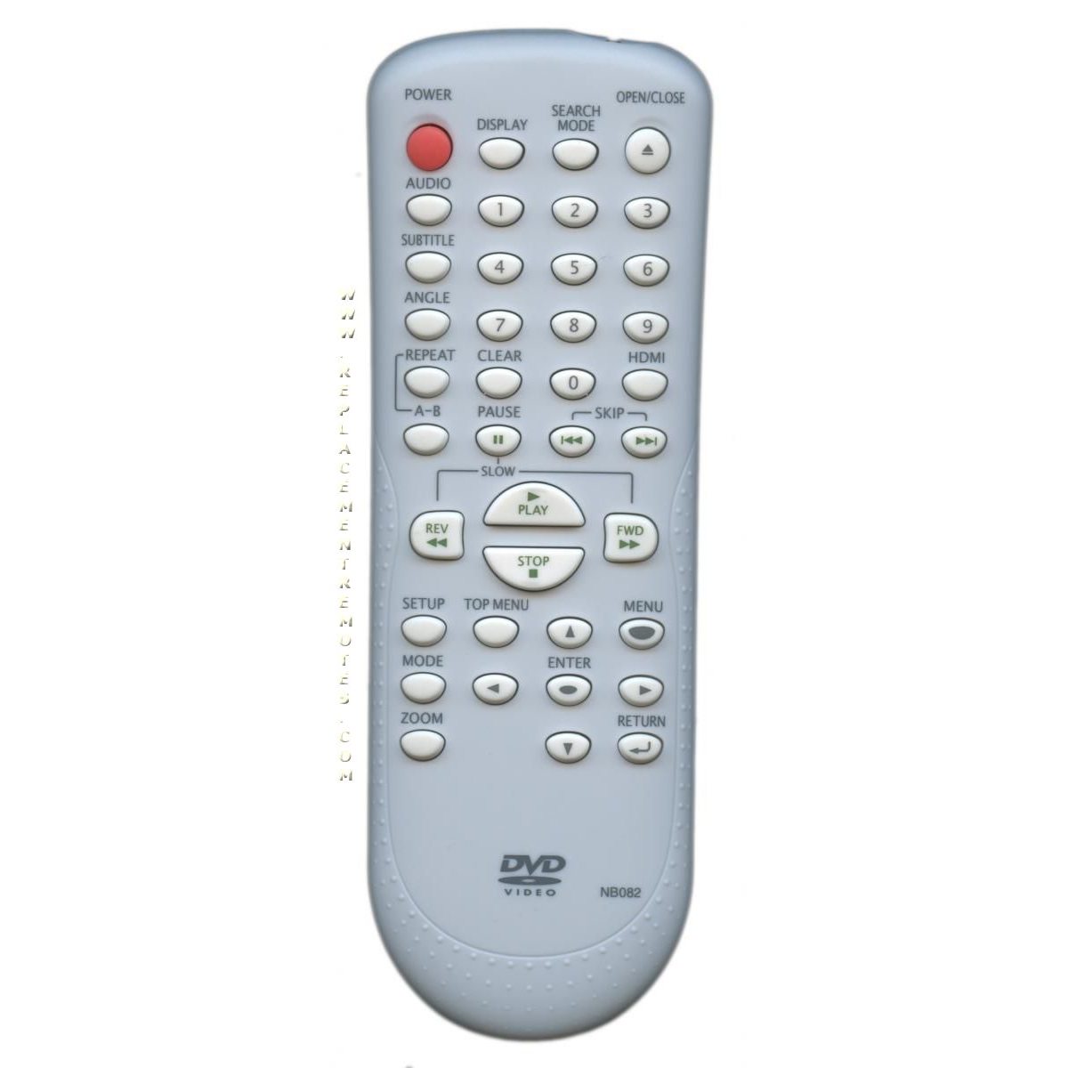 Sylvania NB082UD DVD Remote Control