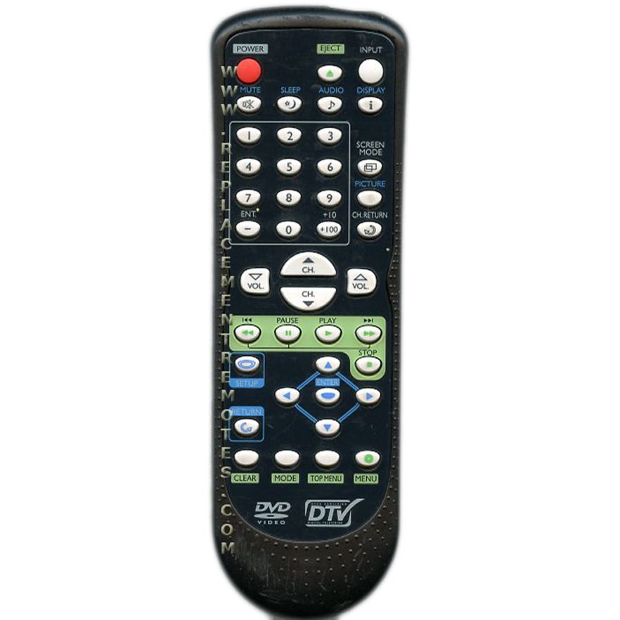 Sylvania NF603UD TV/DVD Remote Control