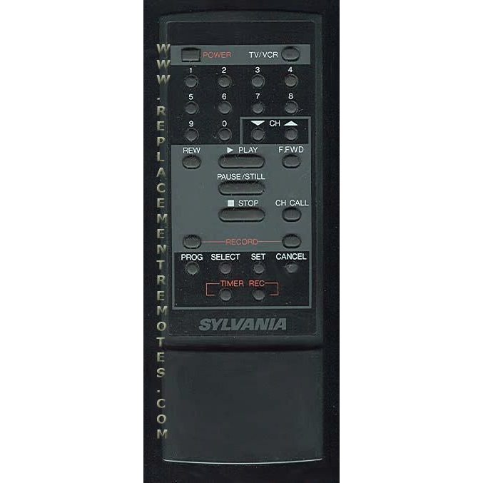 Sylvania SGS0150C VCR Remote Control