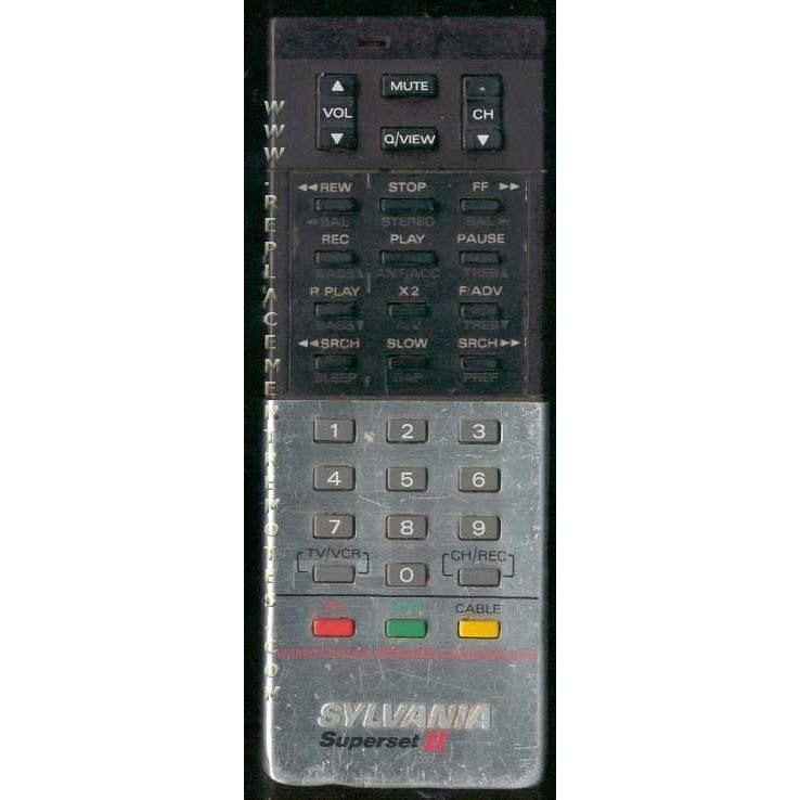 Sylvania VINTUAB5G VCR Remote Control