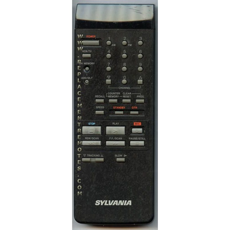 Sylvania VSQS0785 VCR Remote Control