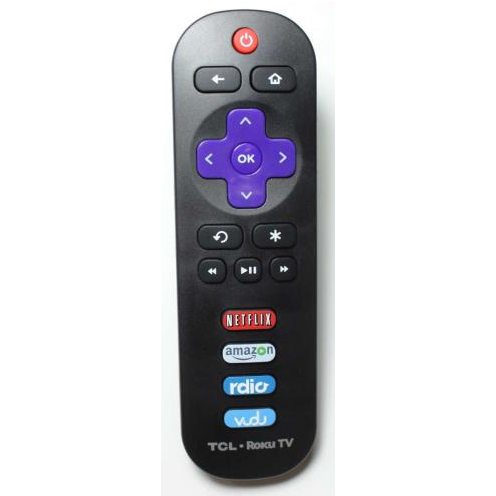 TCL RC280 Roku IR TV Remote Control - Netflix, Amazon, Rdio, Vudu - 06-IRPT20-ARC280