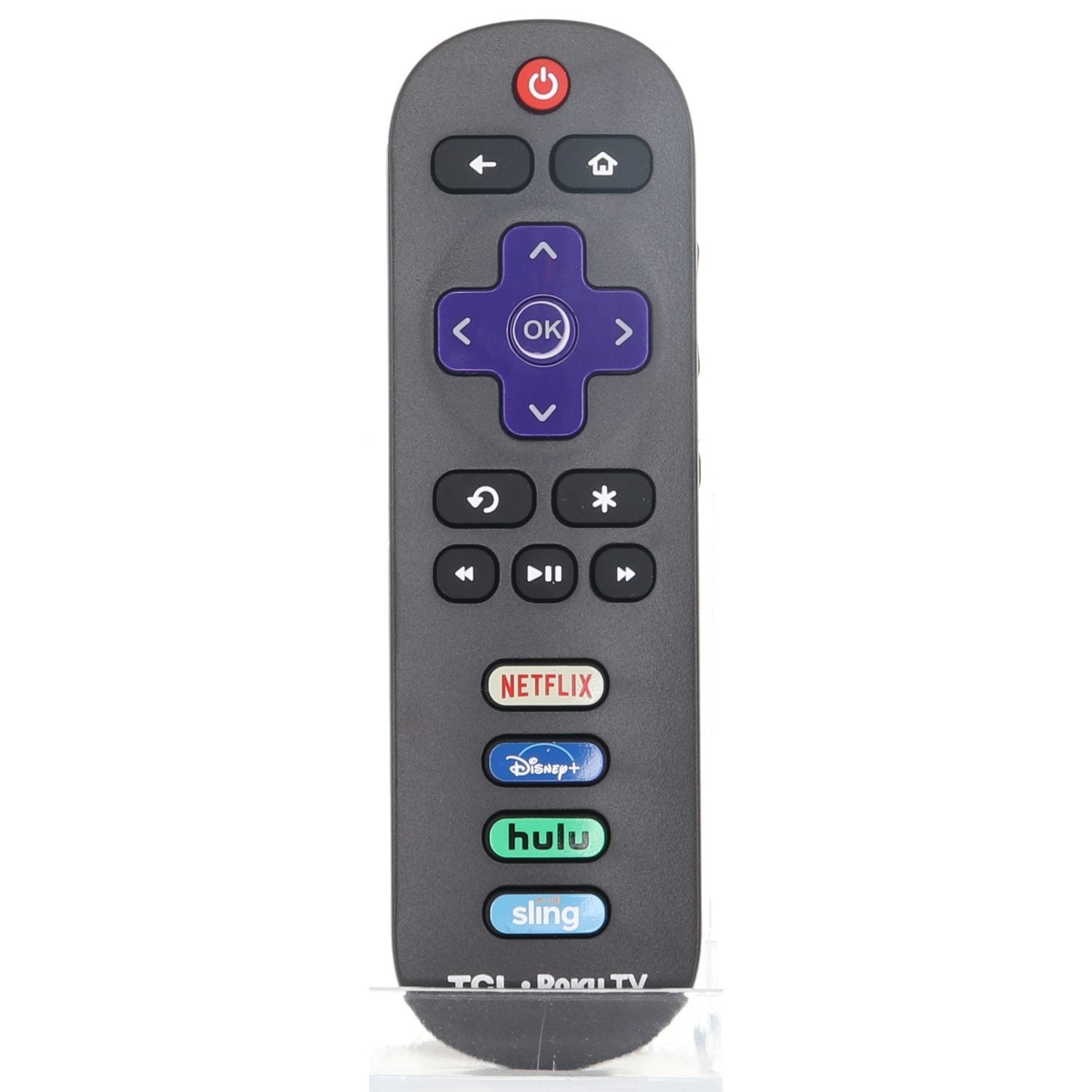 TCL RC280 Roku TV Remote Control - Netflix, Disney, Hulu, Sling - 06-IRPT20-WRC280J