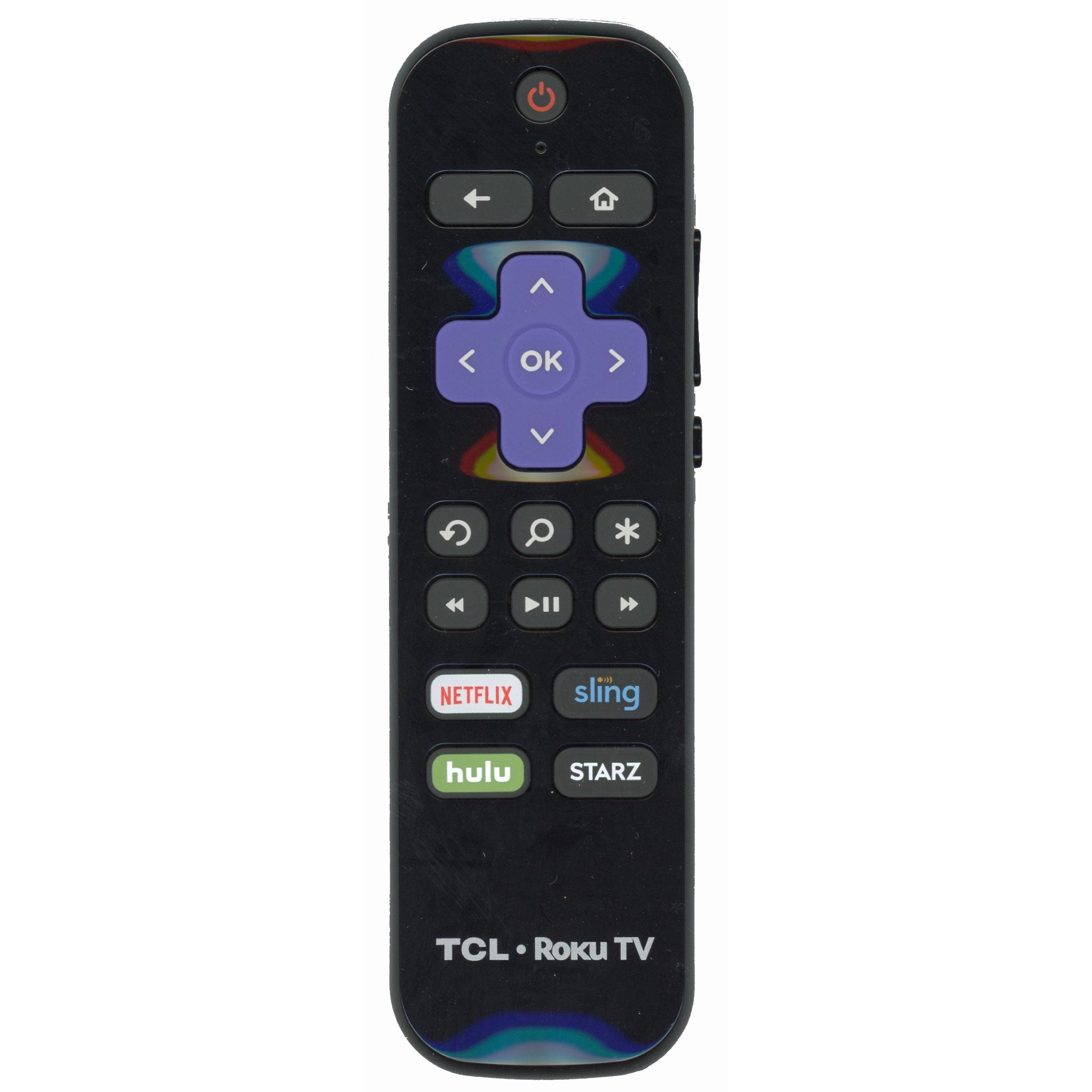 TCL BRC64 RF W/ headphone jack Roku TV Remote Control - Netflix, sling, Hulu, Starz- 06-RFZNWF-BRC64