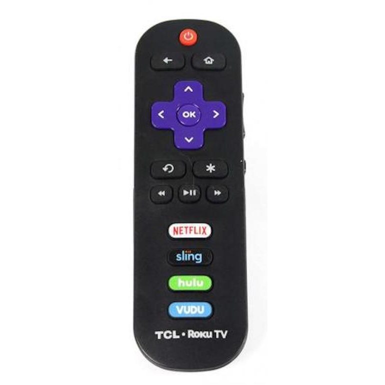 TCL RC280 Roku TV Remote Control - Netflix, Sling, Hulu, Vudu - 06-IRPT20-CRC280