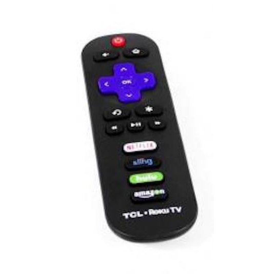 TCL RC280B Roku TV Remote Control - Netflix, Sling, Hulu, Amazon - 06-IRPT20-NRC280B